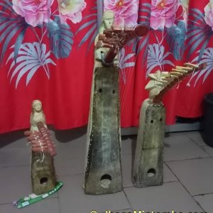 Ngomo (Ngombi) Bwiti Sacred Harp, size big